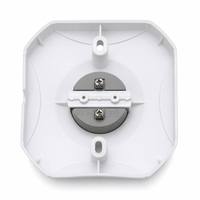Support de lampe E27 à montage en surface carré avec coque en plastique et base en céramique pour l'éclairage