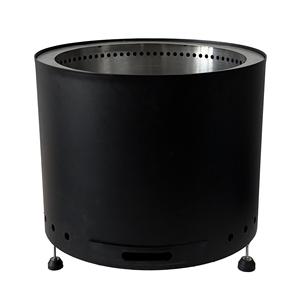 موقد خشب من الفولاذ الأسود بدون دخان من كينجوي بقطر 49 سم وطبقة مزدوجة - Product Image 6