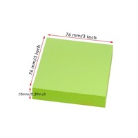 Bloc-notes autocollants personnalisés 3x3 pouces, pièces, avec lettres auto-adhésives