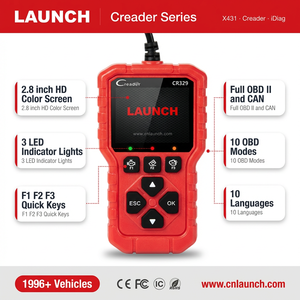 LAUNCH CR329 Scanner OBD2 Professionnel, Outil de Diagnostic Complet, Lecture/Effacement des Codes Mode6 Capteur O2 Mode8 pour Atelier de Réparation Automobile - Product Image 4