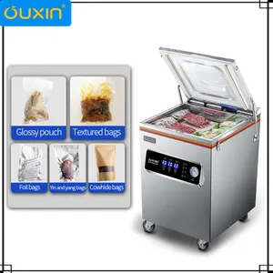 Ouxin OX-540 tek odacıklı vakum mühürleyen vakum paketleme makinesi vakum 20L endüstriyel pompa 20m 3/h