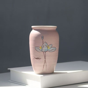 <span class=keywords><strong>Pot</strong></span> <span class=keywords><strong>en</strong></span> céramique haut de gamme MSH Pastoral, peint à la main, motif <span class=keywords><strong>lotus</strong></span>, pour plantes succulentes, bonsaïs et plantes vertes - Product Image 6
