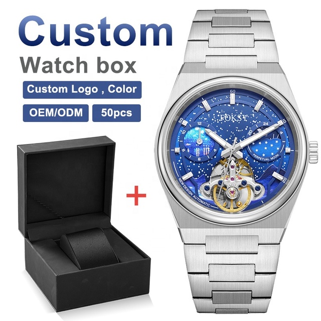 OEM Automatic Gold Hand Felge Automatic Tourbillon Luxu Armband Herren Uhr Watch Mechanical Luxury Watch for Men With Box