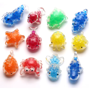 Soft TPR Water Bead Squeeze <b>Balls</b> - Sensory Fidget for ADHD & Anxiety Relief, Calming Toys for Office, School & Party Favors - Product Image 2