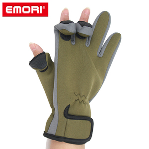 Guantes de Neopreno Térmicos Impermeables con Diseño de Tres Dedos Abatibles para Pesca, Nuevo Ingreso - Product Image 3