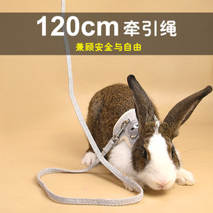 Harnais réglable pour lapin, en nylon, petite taille, motif animal de dessin animé, pour usage extérieur - Product Image 5