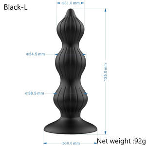 Vente en gros de <span class=keywords><strong>plug</strong></span> anal en silicone imperméable de grande taille, <span class=keywords><strong>plug</strong></span> anal extensible pour sous-vêtements - Product Image 2