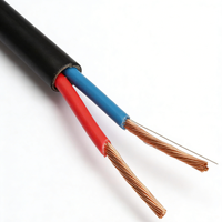 Kabel Speaker Tembaga Bebas Oksigen LSZH Hitam 2 Inti 1.5mm
