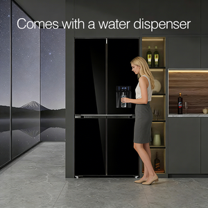 450L Stainless Steel Frost-Free Air-cooled Adsorption Household Side-by-Side <b>Refrigerator</b> Large Capacity Holds up to 499 Liters - Product Image 1