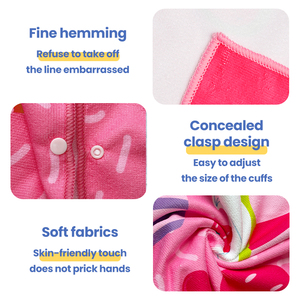 Logo del marchio personalizzato negozio di mare all'ingrosso nuoto Surf <span class=keywords><strong>Poncho</strong></span> portatili da bagno per bambini asciugamani da bagno con cappuccio cartone animato <span class=keywords><strong>Poncho</strong></span> telo mare - Product Image 3