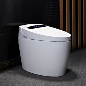 Inodoro Inteligente de Grado Comercial, de Una Pieza, Estructura sin Tanque, Pantalla Negra, Asiento con Calefacción, Boquilla Autolimpiante, para Dormitorio - Product Image 5