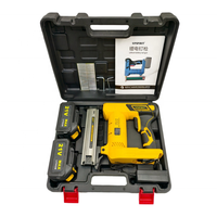 Cloueuse à batterie 21V, agrafeuse électrique F30/422J pour le travail du bois, avec 2 batteries et 1 chargeur