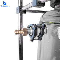 Réacteur chimique de laboratoire Laboao 100L, réacteur en verre à double enveloppe avec plaque filtrante