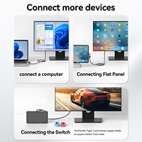 Câble de données USB4 Thunderbolt 4 en cuivre pur à charge rapide 5A 240W avec coude à 90 degrés, projection d'écran 8K, transmission 40 Gbps, nylon
