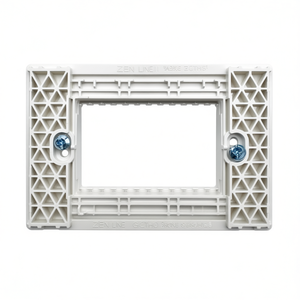 Cache-prise blanc 3 places Support Zen Line - Product Image 2