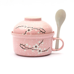 Taza y Tazón de Gres Blanco con Forma de Gato y Borde Dorado para Arroz con Oveja, Fideos, Ramen Instantáneo, No Tóxico, para Uso Doméstico - Product Image 4