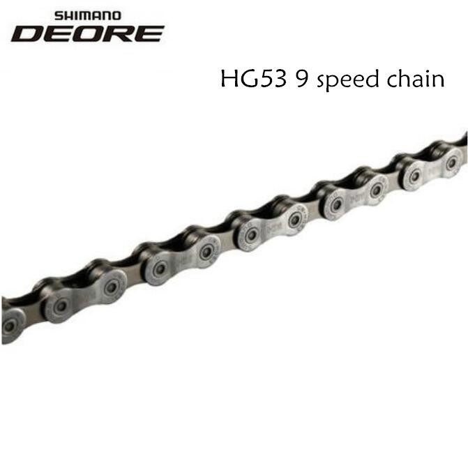 Shimano Alivio HG53 HG73B 9 скорость цепи CN-HG53 супер узкий HG велосипедной цепи 9 скорость 9 S 112 ссылки