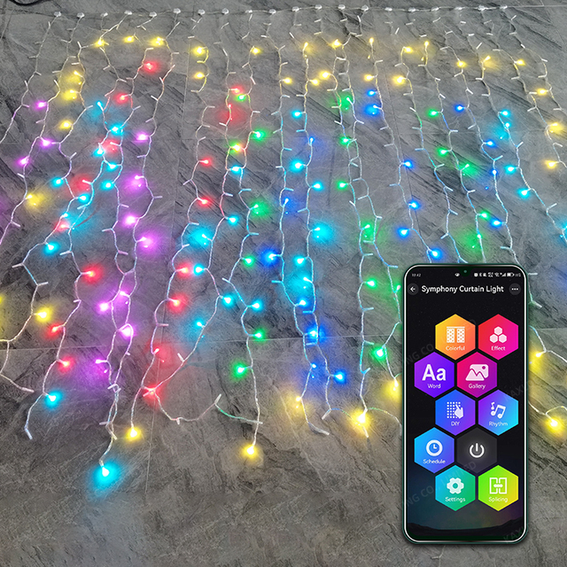 Multi-function RGB APP Control Led String fairy Light for Tree Home  Christmas Party  Garden