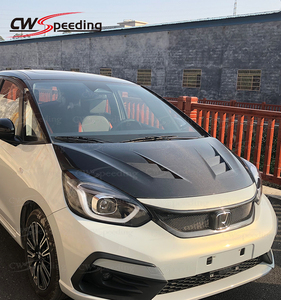 MU STYLE CARBON FIBER <strong>ENGINE</strong> HOOD BONNET for 2021-2022 HONDA JAZZ FIT GR9 - Product Image 2