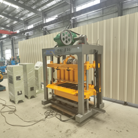 Machine automatique de fabrication de blocs creux, machine à blocs de béton QTJ4-40, idéale pour les petites entreprises