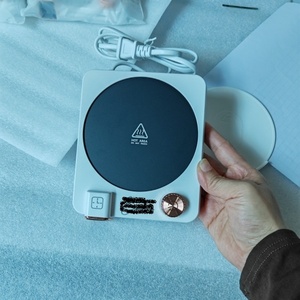 เครื่องอุ่นขวดนมแบบเสียบปลั๊ก 9 ระดับ 40-80 ℃   ที่รองแก้วอัจฉริยะควบคุมอุณหภูมิ ใช้ได้ทั้งที่บ้านและที่ทำงาน เหมาะสำหรับกาแฟร้อน/ชา/นม/น้ำร้อน - Product Image 3