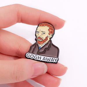 Gogh Ölgemälde Figuren Emaille Pins Gogh Brosche Revers Abzeichen für Rucksack Kleidung Zubehör Schmuck Pin - Product Image 5