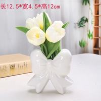 M Creative Art Déco Design Arc Vase Vintage Porcelaine Fleur Arc Forme Vase En Céramique Ensemble Décor À La Maison et Centres De Mariage