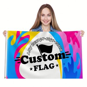 Bandera personalizada de fábrica de 3*5 pies para logotipo personalizado Bandera de cualquier tamaño - Product Image 5