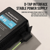 Nuevo Cable Adaptador de Corriente de Silicona D-Tap Macho a USB-C PD de 100W para Carga Rápida, Batería V-Mount, Cámara para Exteriores, Venta al Por Mayor OEM