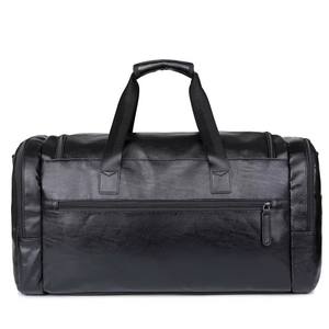 Bolsa de Lona de Cuero Genuino para Hombre y Mujer, Bolsa para Ropa, la Mejor Bolsa de Viaje de Cuero Auténtico, Proveedores Indios para Unisex - Product Image 1