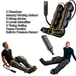 Healthpal sepatu bot kompresi kaki penuh, sepatu pressoterapi pemulihan olahraga nirkabel, sepatu pijat kaki dan kaki penuh - Product Image 1