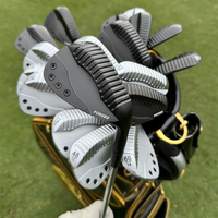 Tête de club de golf sand wedge pour droitier, gravée CNC avec logo personnalisé OEM, avec ou sans manche et poignée