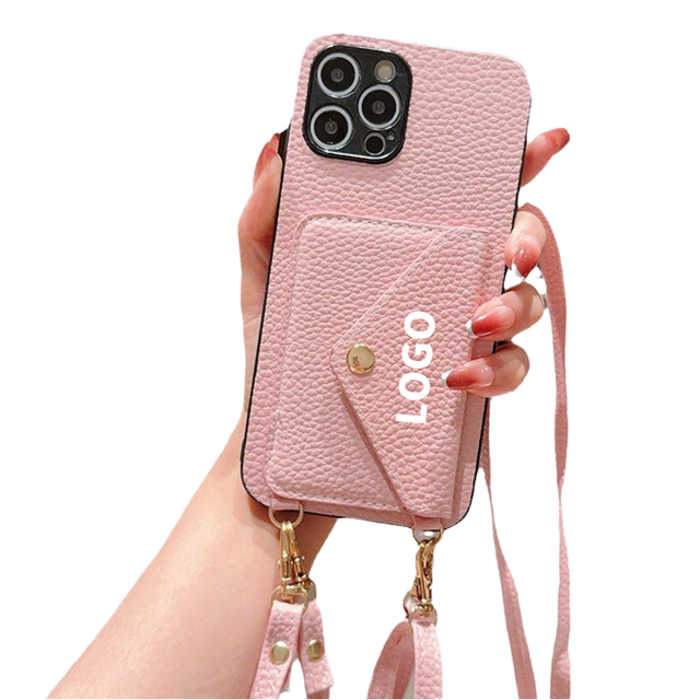 Luxury TPU Waterproof Card Holder Wallet Phone Case for Women New Design Sports Style Fits IPhone11-17 Girls' Fashion