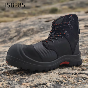 Chaussures de travail HY, <span class=keywords><strong>prix</strong></span> d'usine, qualité supérieure, tige en cuir nubuck, soutien de la <span class=keywords><strong>cheville</strong></span>, pour usine <span class=keywords><strong>chimique</strong></span>, anti-perforation et anti-choc, chaussures de sécurité HSB285 - Product Image 1