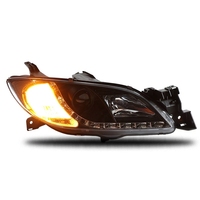 06-12 phares pour Mazda 3 ensemble de phares feux de jour à LED modifiés, ensemble de phares au xénon à double lentille