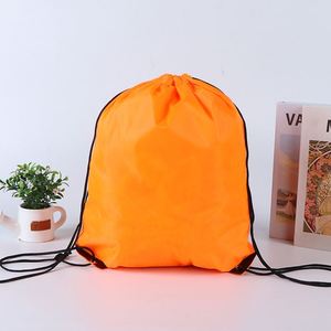 2026 Lightweight <b>Drawstring</b> Sports Bag Custom Logo Polyester <b>Backpack</b> for School Events and Promotional Giveaways - Product Image 3