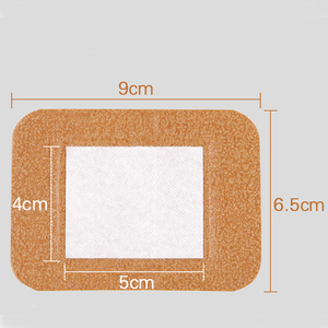 Bendaggio adesivo Non tessuto personalizzato di <span class=keywords><strong>grandi</strong></span> <span class=keywords><strong>dimensioni</strong></span> colore della pelle per ferite 90*65 MM - Product Image 6