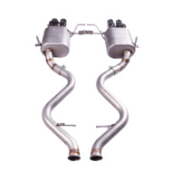 Silencieux d'échappement GFC Axleback pour BMW M3 M4 E90 E92 E93 3.0L 4.0L, système d'échappement à soupape électrique pour voiture, fabriqué en tuyau SUS304