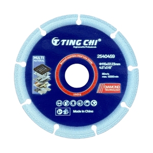 <span class=keywords><strong>Disque</strong></span> de coupe <span class=keywords><strong>diamant</strong></span>é brasé sous vide TING CHI industriel OEM 115 mm (4,5 po) pour <span class=keywords><strong>meuleuse</strong></span> d'angle, lame de scie multi-usage plus longue - Product Image 2