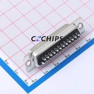 X0125FT7B1 D-Sub/VGA Connector DIP Connector ( Connector Type: Standard D-Sub )( Gender: Female )( Total Number of PINs: 25P ) - Product Image 2