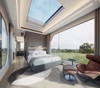 Maison préfabriquée Espace Capsule Lit Hôtel Cabine Modulaire Dirigeable Pod Espace Capsule Maison Avec Cuisine