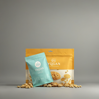 Sachet plat à fond plat avec huit soudures latérales, imprimé sur mesure, en PE, pour salade, nourriture pour bébé, chewing-gum, lait, sushi, café - Étanche aux odeurs