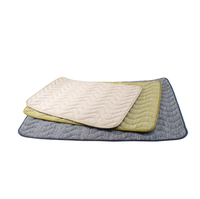 Coussin confortable en polyester doux pour animaux de compagnie, matelas rembourré en coton de soie, pour petits animaux, chiens, chats, utilisation intérieure et extérieure, non amovible