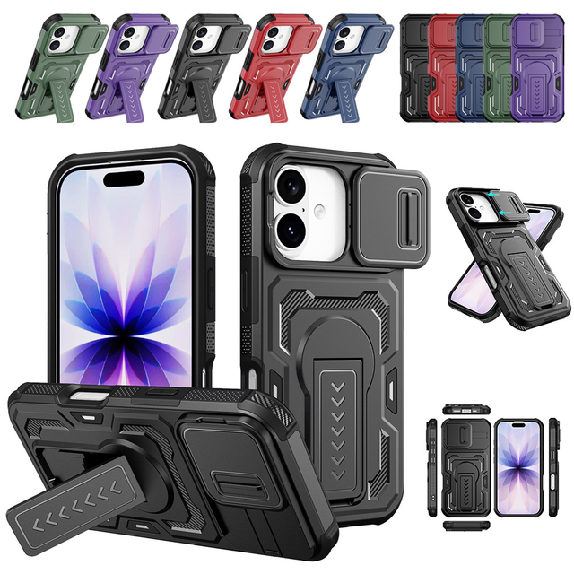 LeYi 2026 Trending 2 in 1 High Protective Case Shockproof Pressure Resistant Mobile Phone Cover for iPhone 17 16 Pro Max Air