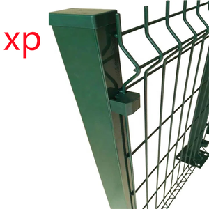 1.8m màu xanh lá cây sơn tĩnh điện 3D hàng rào sắt cong với dịch vụ mô hình 3D thân thiện với môi trường cổng vườn không thấm nước - Product Image 5