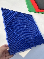 40x40x1,8cm Industriequalität PP-Kunststoff Ineinandergreifende Klick-Bodenplatten Einfarbige Isolierung Solide Bodenmatte für Lager und Werkstatt