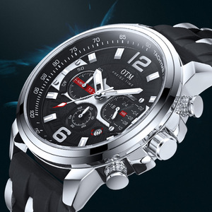 Đồng hồ đeo tay nam Mặt số lớn Đồng hồ thạch anh đa năng chống nước đa năng nhập khẩu đồng hồ thời trang kỹ thuật số logo tùy chỉnh - Product Image 4
