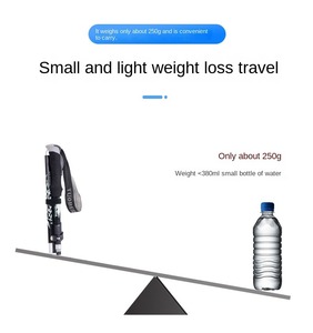 Baston yürüyüş çubukları teleskopik <span class=keywords><strong>baton</strong></span> alüminyum kayak kampı yürüyüş direkleri koltuk değnekleri yürüme bastonu - Product Image 3