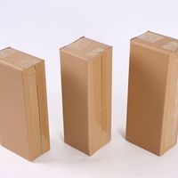 Cajas de Cartón Corrugado Cuadradas Portátiles Reciclables, Logotipo Personalizado, Embalaje de Papel Ecológico, Caja Impresa Específica para Envío