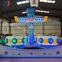 Manèges de fête foraine en plein air, vente d'attractions de fête foraine, manèges rotatifs volants pour enfants